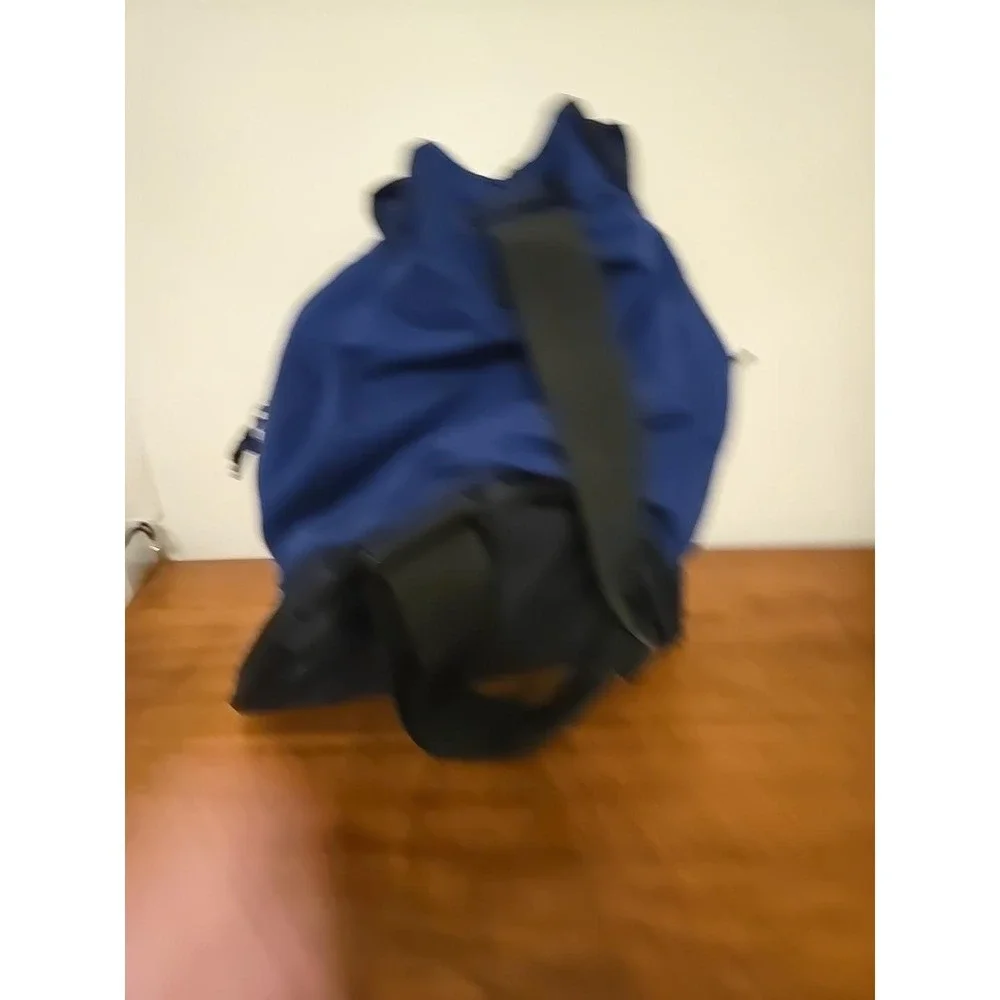 Polo Ralph Lauren Sport Teddy Bear Sling Backpack Bag Blue Canvas Vintage Y2K